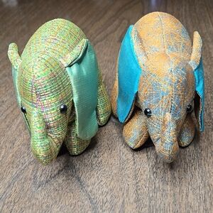 Jim Thompson Silk Elephants NWOT